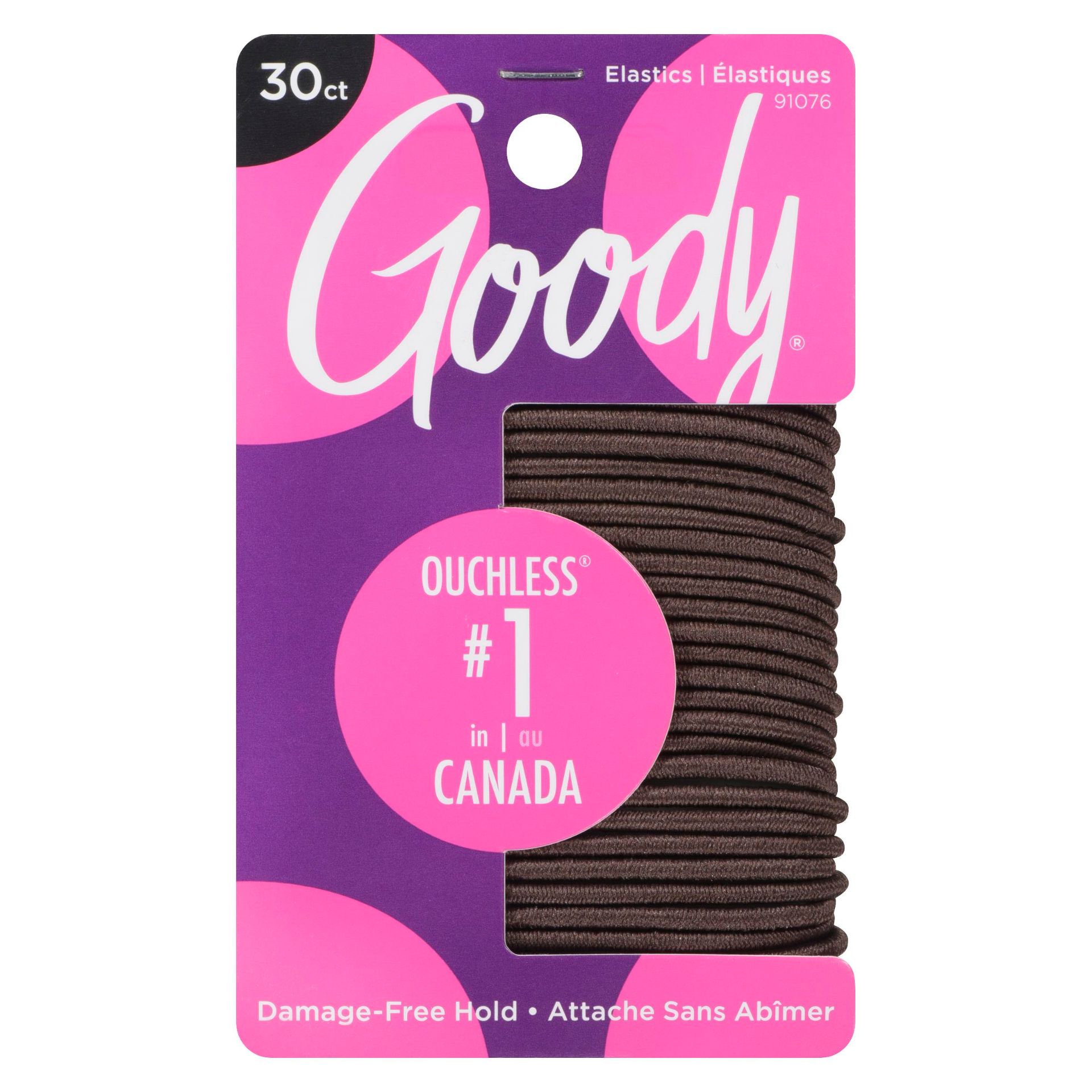 Goody Ouchless 2mm Brown 30 ct UPC:041457910764 Pack:72/6